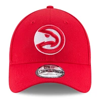 Casquette réglable 9FORTY pour homme New Era, rouge, Atlanta Hawks, couleur officielle de l'équipe