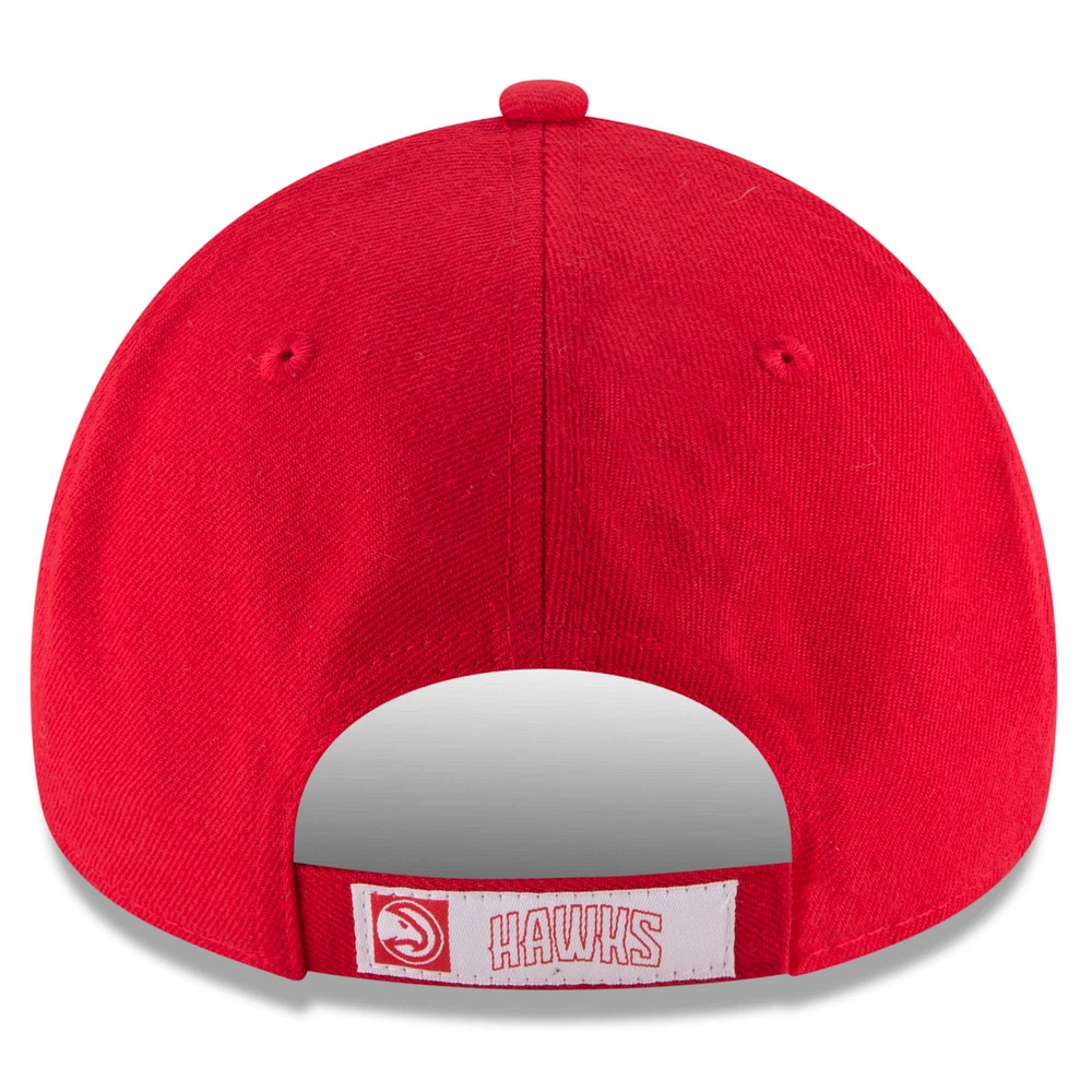 Casquette réglable 9FORTY pour homme New Era, rouge, Atlanta Hawks, couleur officielle de l'équipe