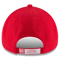 Casquette réglable 9FORTY pour homme New Era, rouge, Atlanta Hawks, couleur officielle de l'équipe