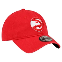 Men's New Era Red Atlanta Hawks Team 2.0 9TWENTY Adjustable Hat