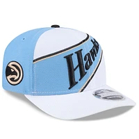 Men's New Era  White Atlanta Hawks 2024/25 City Edition 9SEVENTY Stretch-Snap Hat