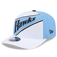 Men's New Era  White Atlanta Hawks 2024/25 City Edition 9SEVENTY Stretch-Snap Hat