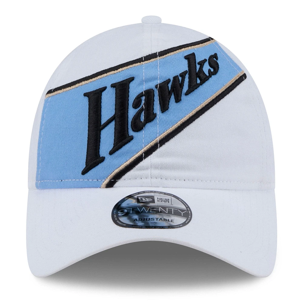 Men's New Era  White Atlanta Hawks 2024/25 City Edition 9TWENTY Adjustable Hat