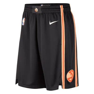 Short Swingman Nike Atlanta Hawks 2022/23 City Edition Homme Noir