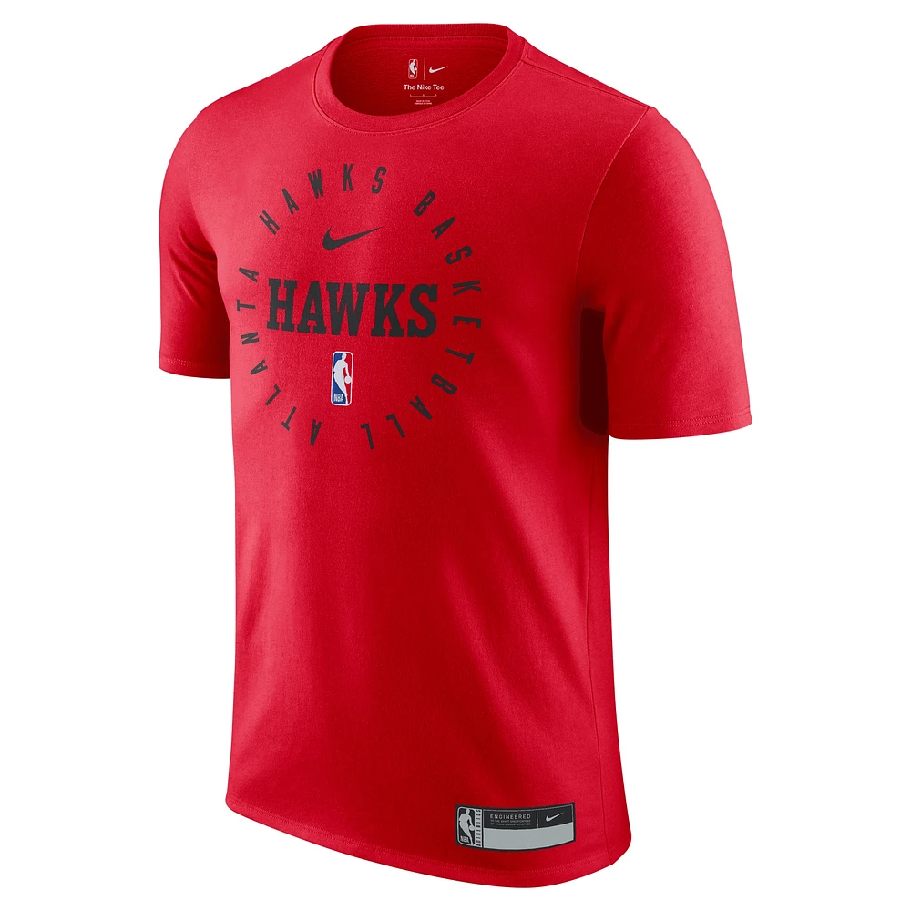 Men's Nike Red Atlanta Hawks 2024/25 Legend On-Court Practice Performance T-Shirt