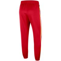 Men's Nike Red Atlanta Hawks 75th Anniversary Showtime On Court Performance Pants