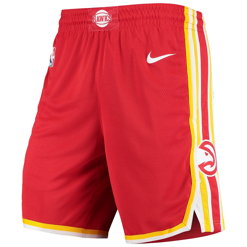 Men's Nike Red Atlanta Hawks Statement Edition Swingman Shorts