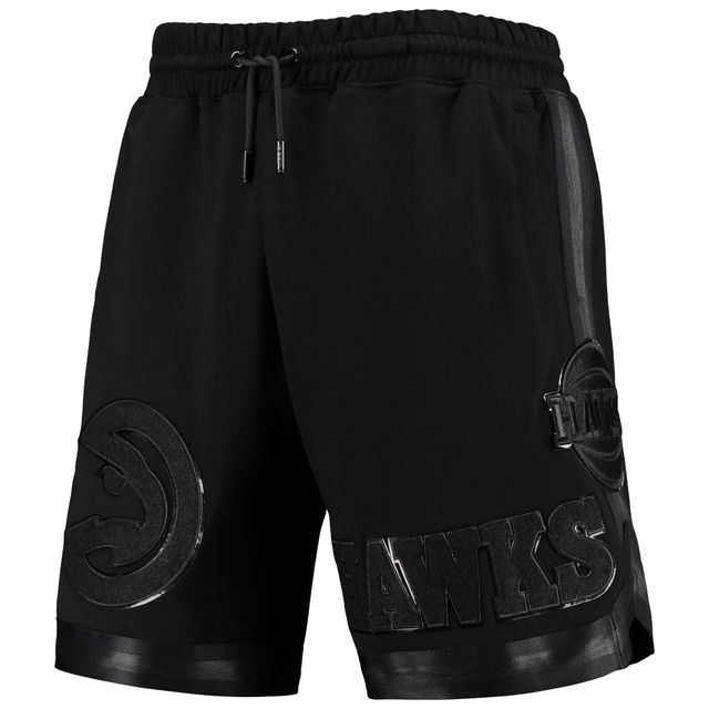 Short Pro Standard Atlanta Hawks triple noir brillant pour homme