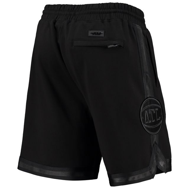 Short Pro Standard Atlanta Hawks triple noir brillant pour homme