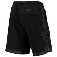 Men's Pro Standard Atlanta Hawks Triple Black Gloss Shorts