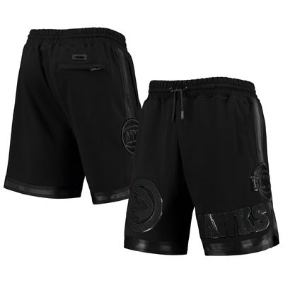 Men's Pro Standard Atlanta Hawks Triple Black Gloss Shorts