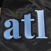 Men's Pro Standard Black Atlanta Hawks 2024/25 City Edition Satin Full-Snap Jacket
