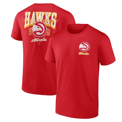 Men's Red Atlanta Hawks Never Over T-Shirt