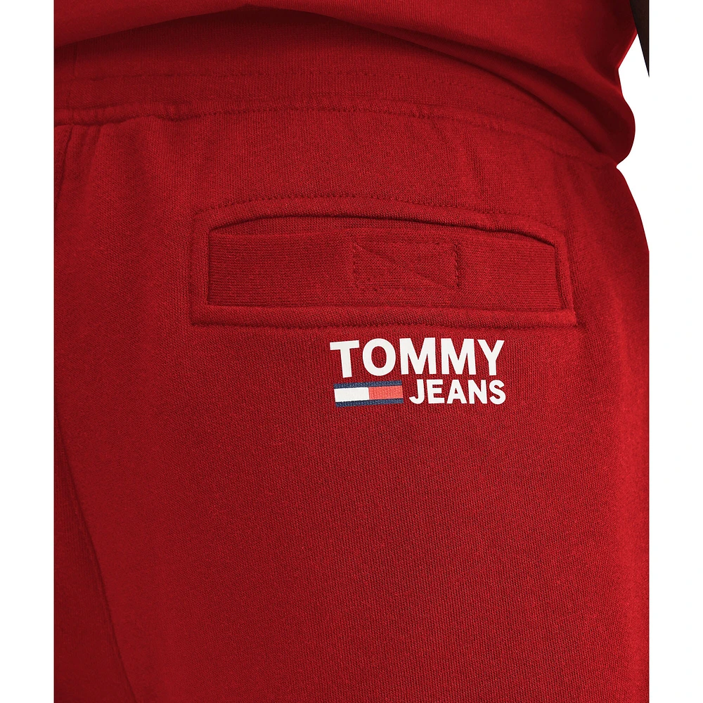 Men's Tommy Jeans Red Atlanta Hawks Carl Bi-Blend Fleece Jogger Pants