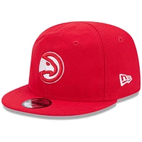 Newborn & Infant New Era Red Atlanta Hawks My First 9FIFTY Adjustable Hat