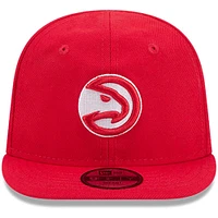 Newborn & Infant New Era Red Atlanta Hawks My First 9FIFTY Adjustable Hat