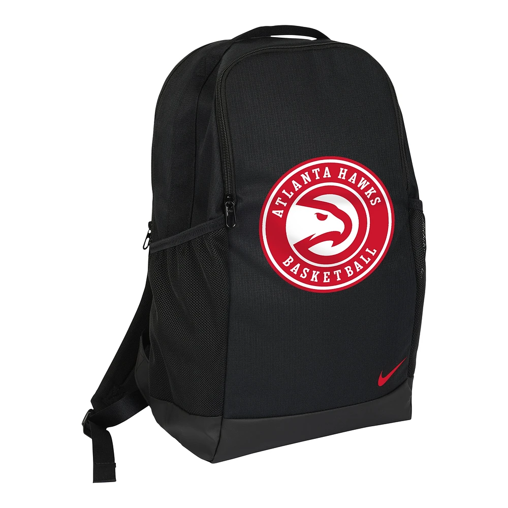 Nike Black Atlanta Hawks Brasilia Backpack