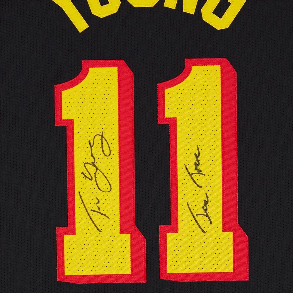 Trae Young Atlanta Hawks Autographed Black Jordan Brand Statement Edition Authentic Jersey with "Ice Trae" Inscription