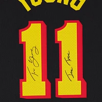 Trae Young Atlanta Hawks Autographed Black Jordan Brand Statement Edition Authentic Jersey with "Ice Trae" Inscription