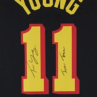 Trae Young Atlanta Hawks Autographed Black Jordan Brand Statement Edition Swingman Jersey with "Ice Trae" Inscription