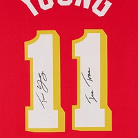 Trae Young Atlanta Hawks Autographed Red Nike Icon Edition Swingman Jersey with "Ice Trae" Inscription