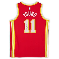 Trae Young Atlanta Hawks Autographed Red Nike Icon Edition Swingman Jersey