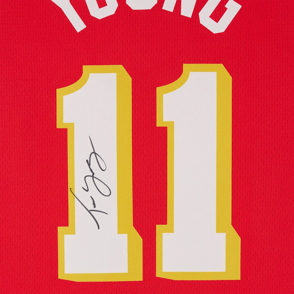 Trae Young Atlanta Hawks Autographed Red Nike Icon Edition Swingman Jersey