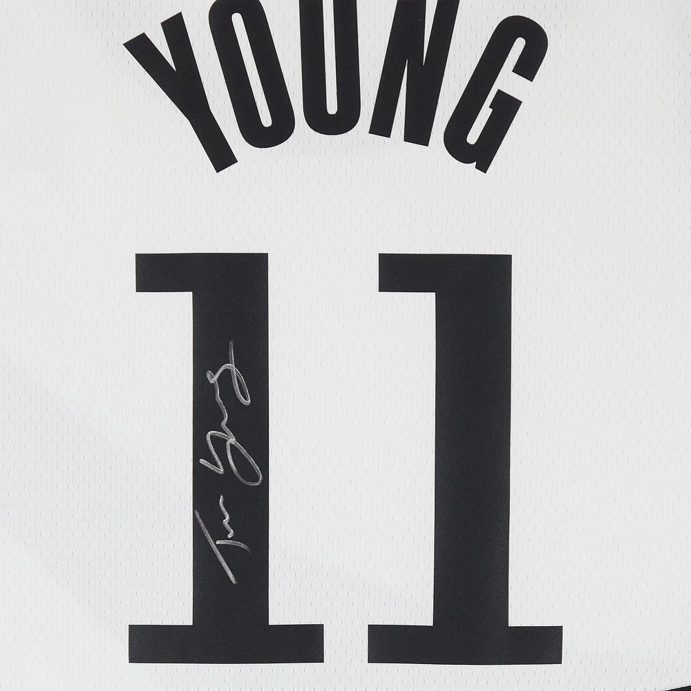 Trae Young Atlanta Hawks Autographed White Nike 2024-25 City Edition Swingman Jersey