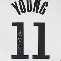 Trae Young Atlanta Hawks Autographed White Nike 2024-25 City Edition Swingman Jersey