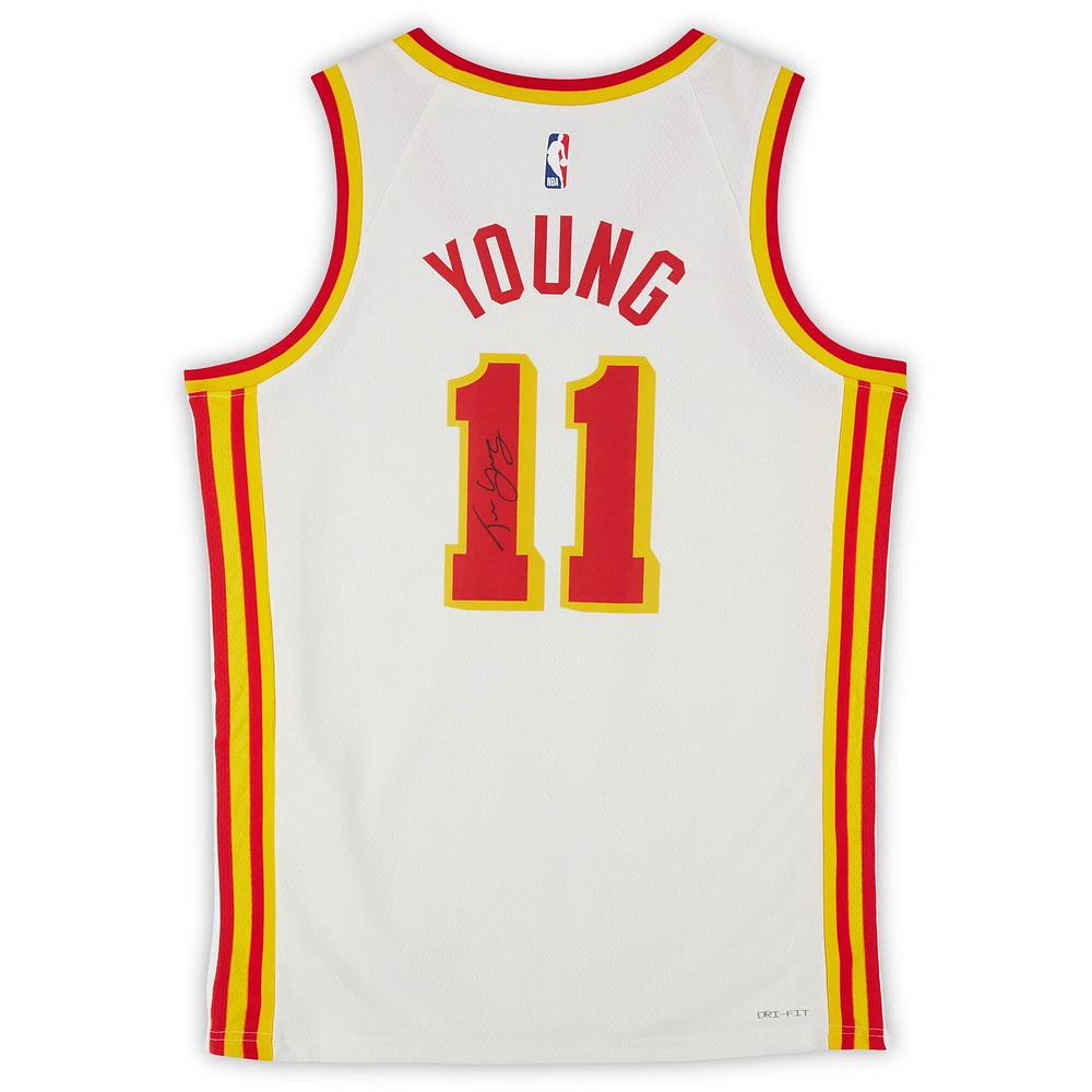 Trae Young Atlanta Hawks Autographed White Nike Association Edition Swingman Jersey