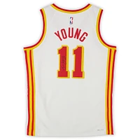 Trae Young Atlanta Hawks Autographed White Nike Association Edition Swingman Jersey