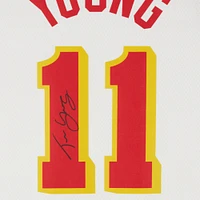 Trae Young Atlanta Hawks Autographed White Nike Association Edition Swingman Jersey