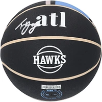 Trae Young Atlanta Hawks Autographed Wilson 2023-24 City Edition Collector Basketball