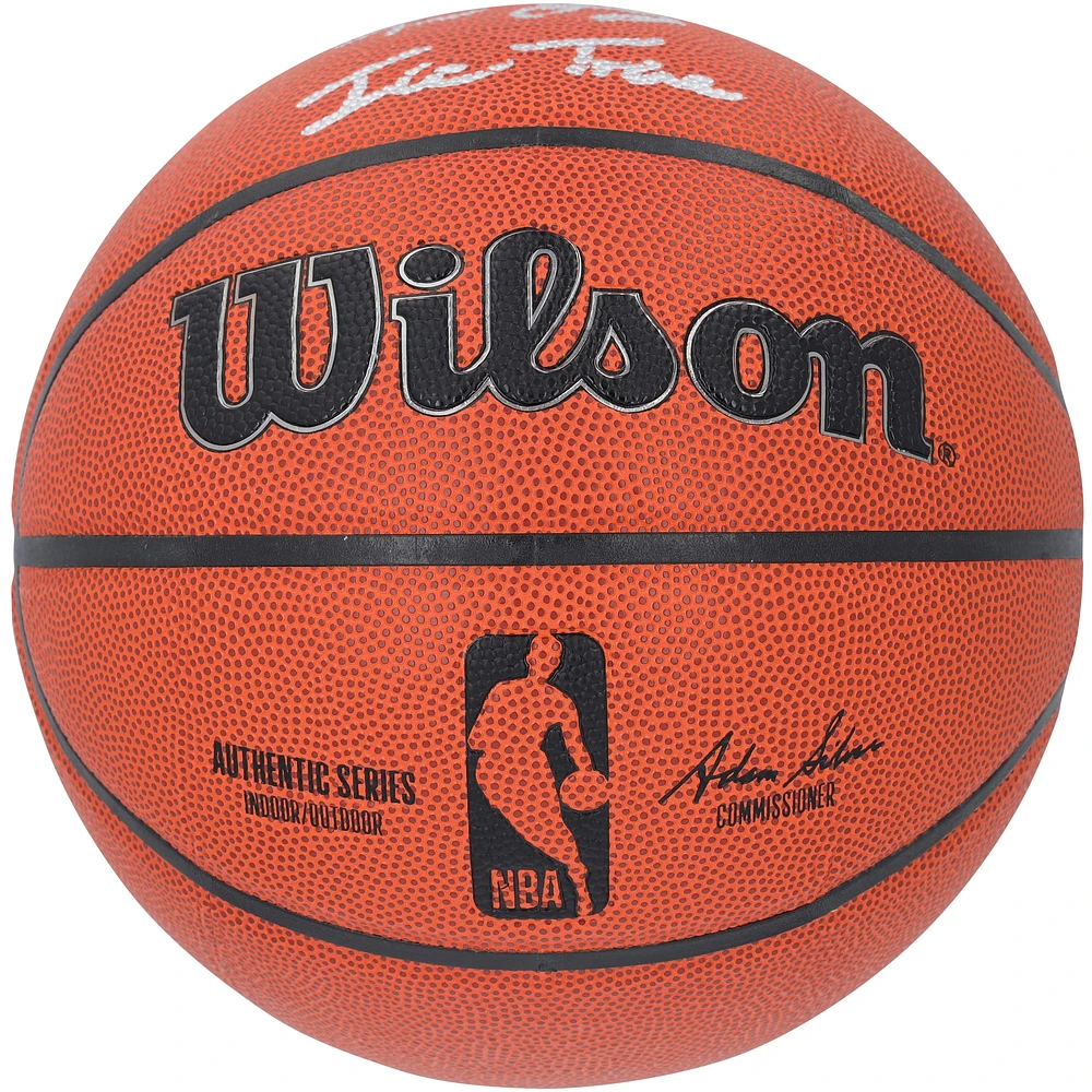 Trae Young Atlanta Hawks Autographed Wilson Authentic Series Indoor/Outdoor Basketball with "Ice Trae" Inscription