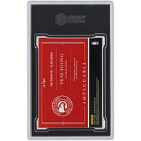 Trey Young Atlanta Hawks Autographed 2020-21 Panini Impeccable Impeccable Stats Autograph #IS-TRY #37/50 SGC Authenticated 8.5/10 Card