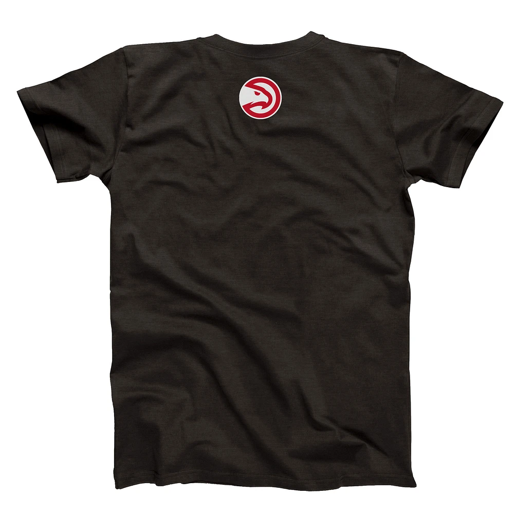 T-shirt unisexe Hyperfly Heather Black Atlanta Hawks Année du Dragon Collection Nouvel An lunaire