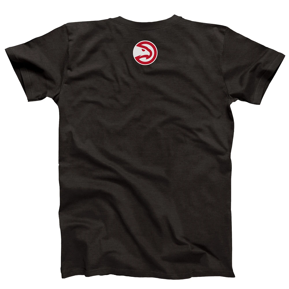 T-shirt unisexe NBALab x Hyperfly Heather Black Atlanta Hawks Collection Année du serpent Nouvel An lunaire