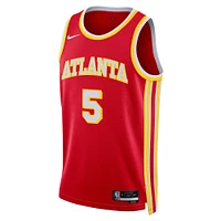 Unisex Nike Dejounte Murray Red Atlanta Hawks Swingman Jersey - Icon Edition