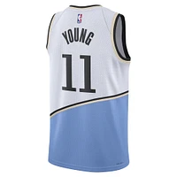 Maillot de joueur Nike Trae Young blanc unisexe Atlanta Hawks 2024/25 Swingman - Édition City