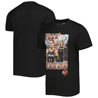 T-shirt unisexe Stadium Essentials Trae Young Noir Atlanta Hawks City Edition Double Player