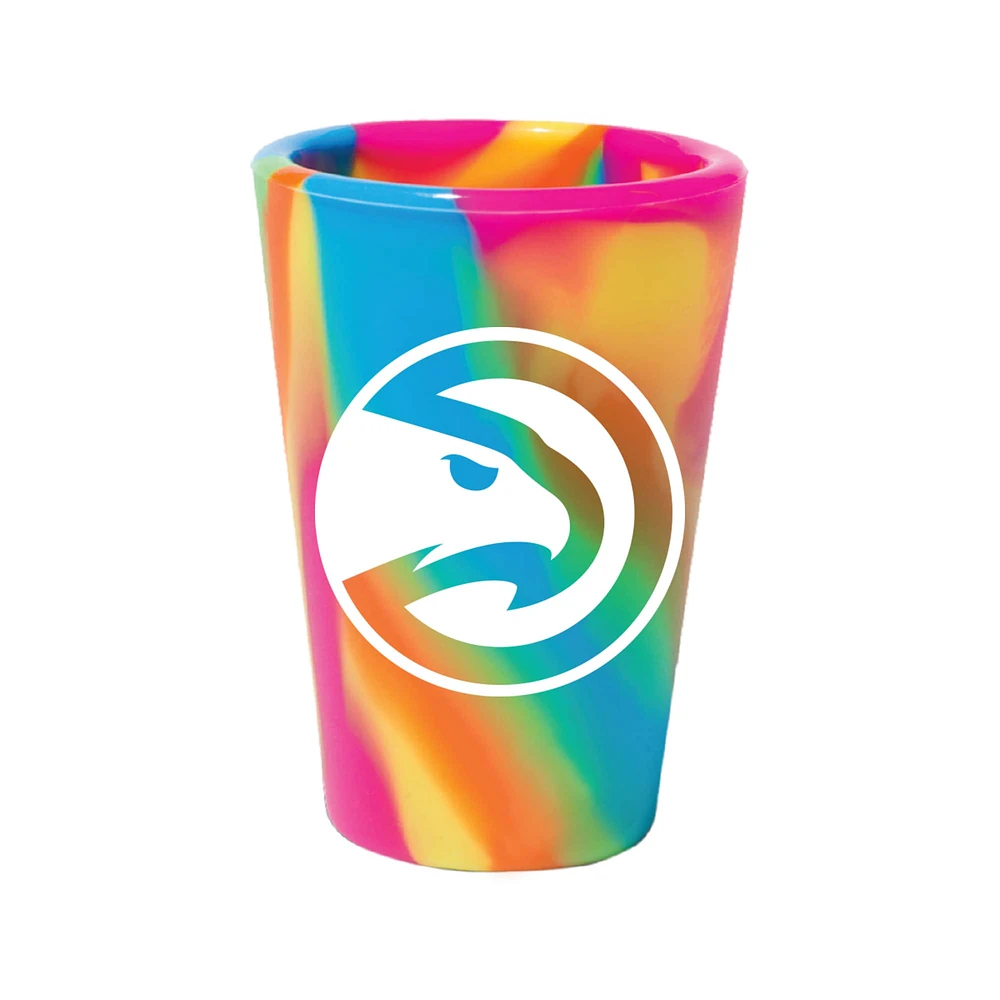 WinCraft Atlanta Hawks 1,5 oz. Verre à shot en silicone hippie hop