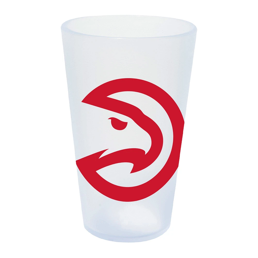 WinCraft Atlanta Hawks 16oz. Verre à pinte en silicone Icicle