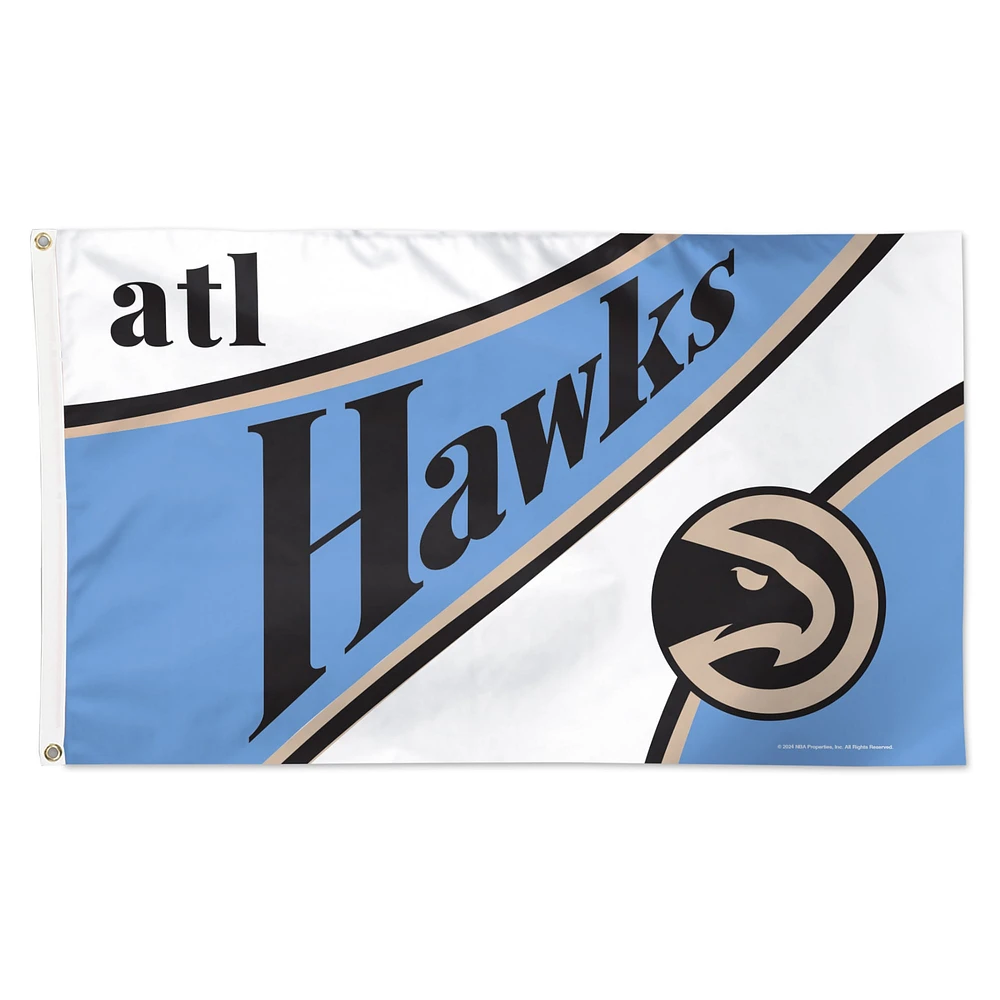 V110681 Drapeau HAWKS 1 face Deluxe 3x5 FLA3X5 44560324 #15