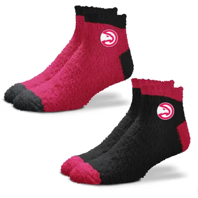 Atlanta Hawks For Bare Feet Women's 2-Pack Team Sleep Soft Socks
