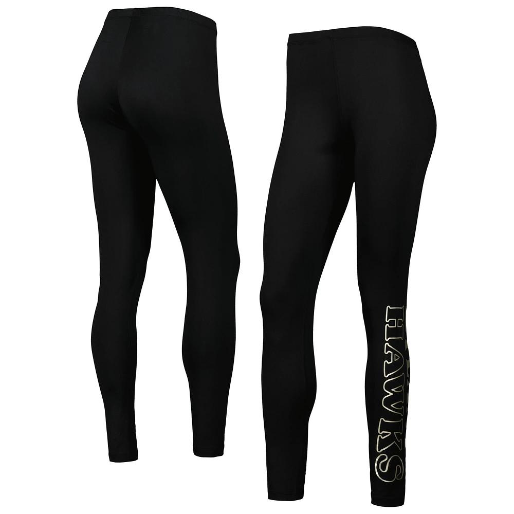 Legging pour femme G-III 4Her by Carl Banks Noir Atlanta Hawks Stadium