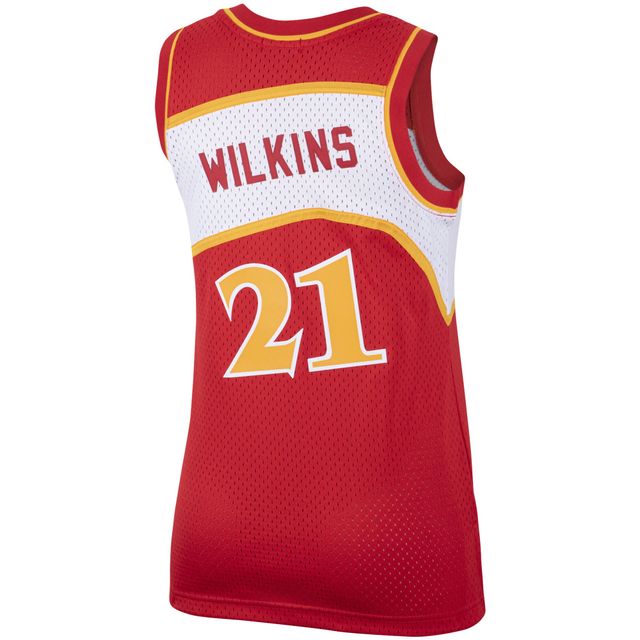 Maillot Swingman Mitchell & Ness Dominique Wilkins Atlanta Hawks Hardwood Classics rouge pour femme