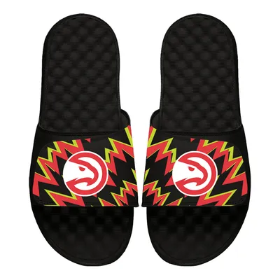 Atlanta Hawks ISlide Youth High Energy Slide Sandals - Black