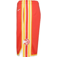 Youth Nike Red Atlanta Hawks 2020/21 Swingman Shorts - Icon Edition