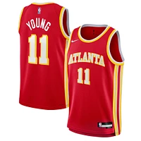 Youth Nike Trae Young Red Atlanta Hawks Swingman Jersey - Icon Edition