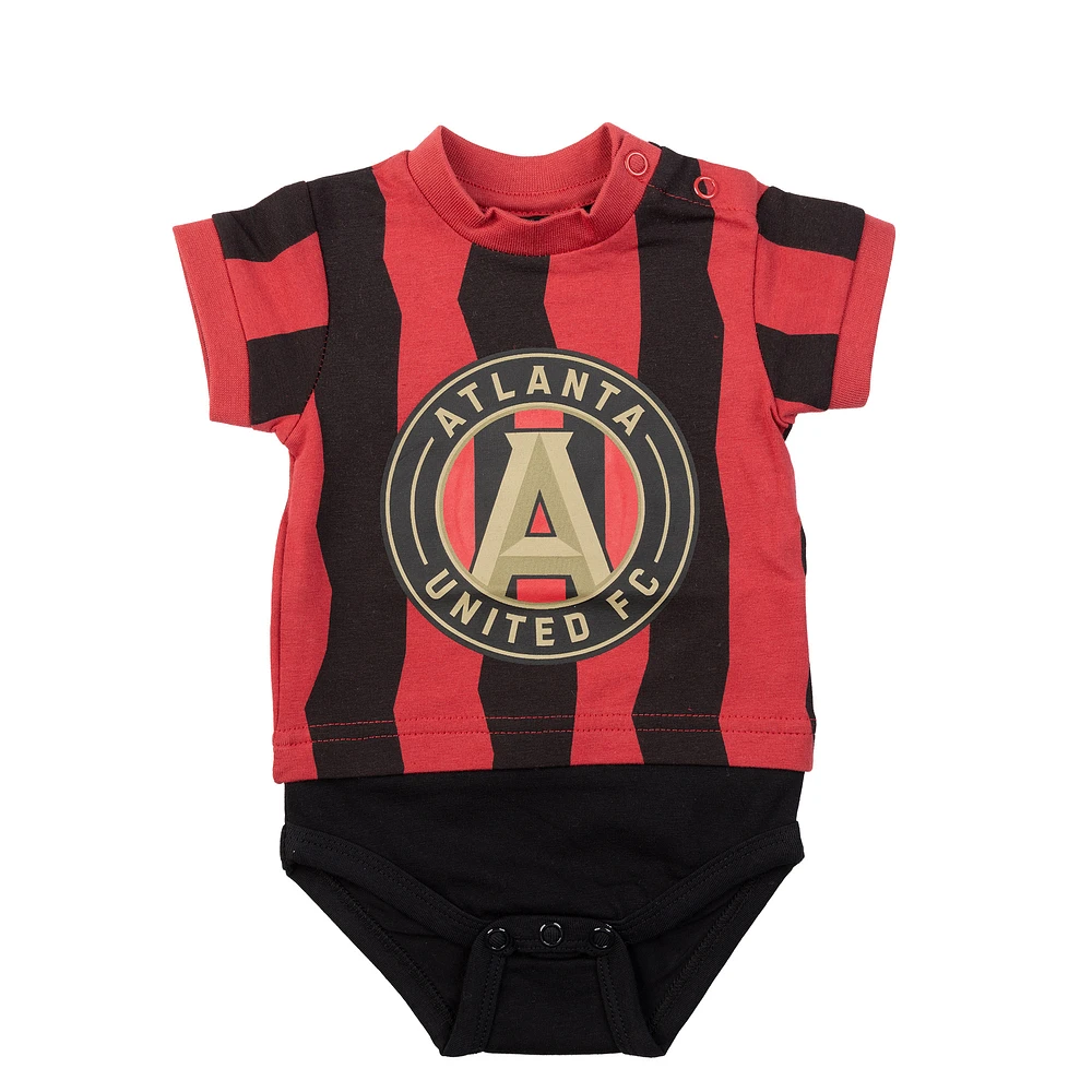 Body T-shirt pour bébé Sport Design Suède rouge Atlanta United FC